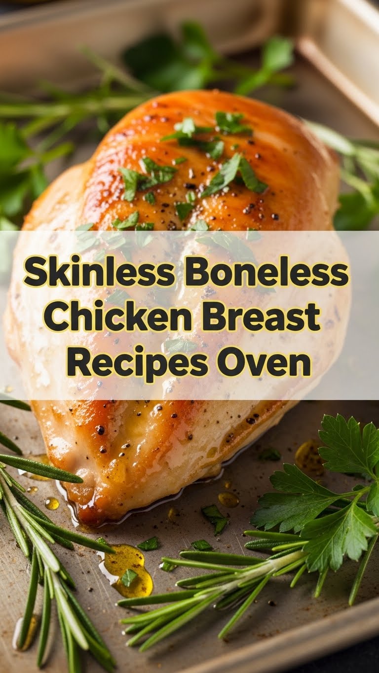 Skinless Boneless Chicken Breast Recipes Oven