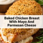 Baked Chicken Breast With Mayo And Parmesan Cheese