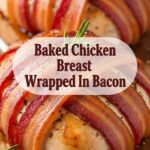 Baked Chicken Breast Wrapped In Bacon