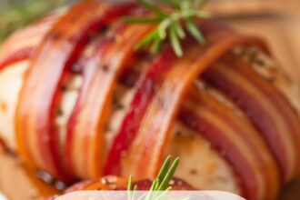 Baked Chicken Breast Wrapped In Bacon