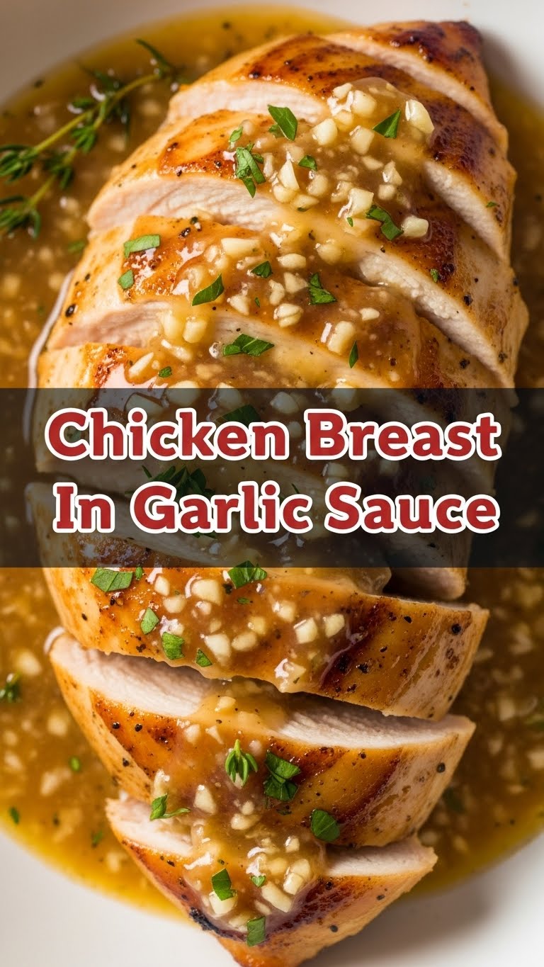 Chicken Breast In Garlic Sauce