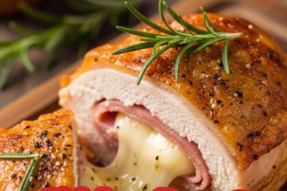 Chicken Breast Stuffed With Ham And Cheese