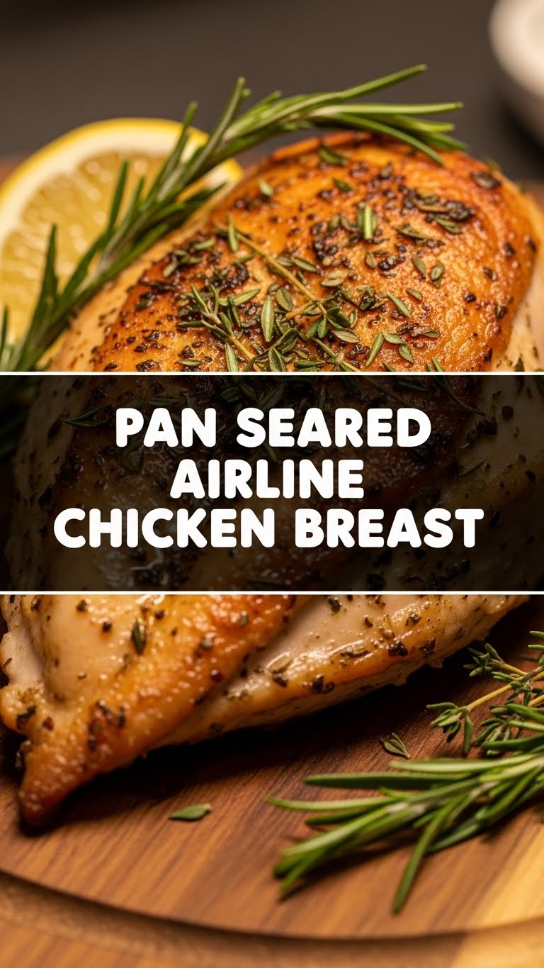 Pan Seared Airline Chicken Breast